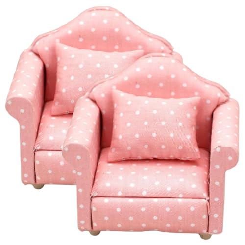 JOINPAYA 2 Sätze Maßstab Kleine Couch mit Kissen Deko Wohnzimmer Sofa Modelle für von JOINPAYA