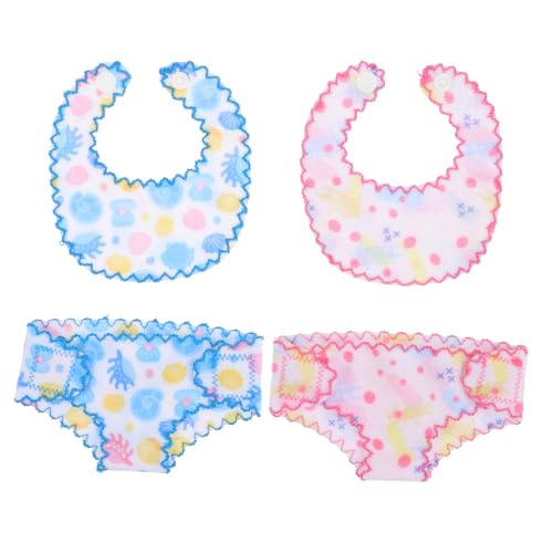 JOINPAYA Puppen-speicheltuch-Unterhosen 4-teiliges Set Leuchtende Farben Zum Spielen Für Kinder JOINPAYA Puppen-speicheltuch-Unterhosen 4-teiliges Set Leuchtende Farben Zum Spielen Für Kinder von JOINPAYA