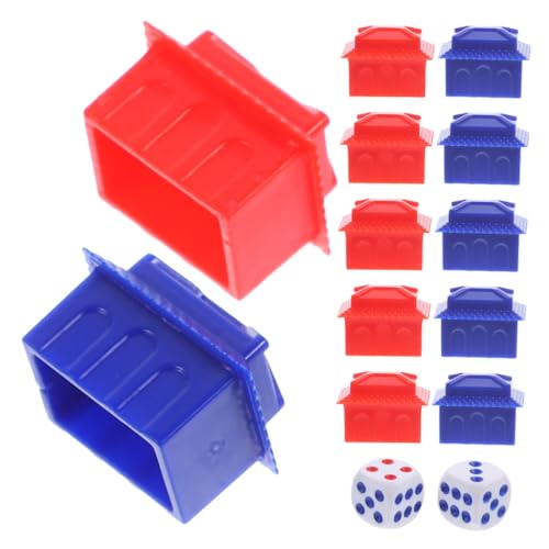 JOINPAYA 2 Sätze Schachfiguren Die Hausschachfiguren Ersatz Brettspielmarken Für Den Reichen Mann Brettspielzubehör Für Den Reichen Mann Spielfiguren Für Das Kunststoff JOINPAYA 2 Sätze Schachfiguren Die Hausschachfiguren Ersatz Brettspielmarken Für Den Reichen Mann Brettspielzubehör Für Den Reichen Mann Spielfiguren Für Das Kunststoff von JOINPAYA
