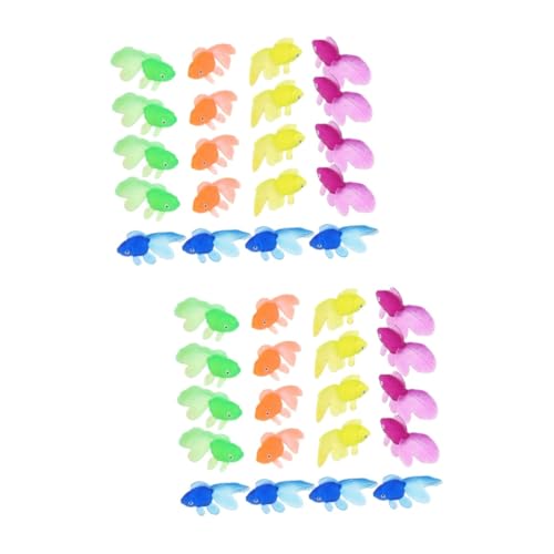 JOINPAYA 2 Sätze Simulation Eines Goldfischspielzeugs Figur Gefälscht Klein Aquariumdekor Simuliert Dekorationen Für Aquarien Beobachten Goldfischmodell Kinderspielzeug 20 Stück * 2 JOINPAYA 2 Sätze Simulation Eines Goldfischspielzeugs Figur Gefälscht Klein Aquariumdekor Simuliert Dekorationen Für Aquarien Beobachten Goldfischmodell Kinderspielzeug 20 Stück * 2 von JOINPAYA