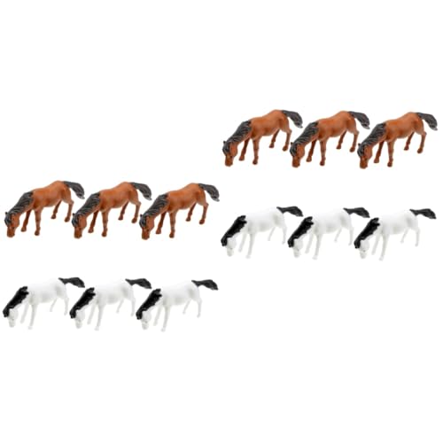 JOINPAYA 2 Sätze Simulierte -Ornamente Klein Für Pferdespielzeug Knuddelig Pferdefigur Tortendeko Einschulung Pferdestatuen Wohnkultur Pferdedekorationen Miniaturpferd PVC 6 Stück * 2 JOINPAYA 2 Sätze Simulierte -Ornamente Klein Für Pferdespielzeug Knuddelig Pferdefigur Tortendeko Einschulung Pferdestatuen Wohnkultur Pferdedekorationen Miniaturpferd PVC 6 Stück * 2 von JOINPAYA