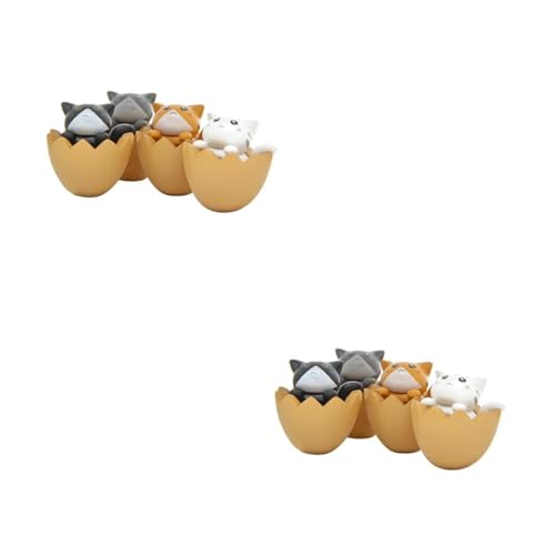JOINPAYA 2 Sätze Teiliges Katzenfiguren Set Miniatur Tierornamente Für Schreibtischdekoration Für Katzenliebhaber Für Partys Fotodeko 4 Stück * 2 JOINPAYA 2 Sätze Teiliges Katzenfiguren Set Miniatur Tierornamente Für Schreibtischdekoration Für Katzenliebhaber Für Partys Fotodeko 4 Stück * 2 von JOINPAYA