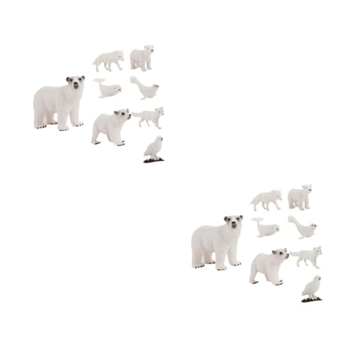 JOINPAYA 2 Sätze Teiliges Tiermodellen Realistische Kunststoffornamente Für Mikrolandschaften Geeignet Für DIY Projekte Und Kinderspielzeug 8 Stück * 2 JOINPAYA 2 Sätze Teiliges Tiermodellen Realistische Kunststoffornamente Für Mikrolandschaften Geeignet Für DIY Projekte Und Kinderspielzeug 8 Stück * 2 von JOINPAYA