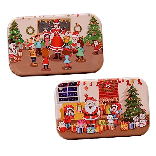 JOINPAYA 2 Sätze Teiliges Weihnachts DIY Holzpuzzle für Lernspielzeug Kreativität und Logischem für Weihnachtsfeiern und Pädagogische Aktivitäten JOINPAYA 2 Sätze Teiliges Weihnachts DIY Holzpuzzle für Lernspielzeug Kreativität und Logischem für Weihnachtsfeiern und Pädagogische Aktivitäten von JOINPAYA