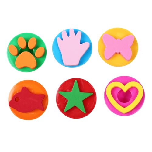 JOINPAYA 2 Satz 12 Stück lustiger tintenstempel bastel Set für für benutzerdefinierter Stempel Briefmarken -Graffiti-Stempel DIY Ziehwalzendichtung von JOINPAYA