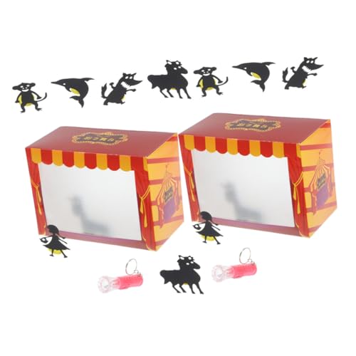 JOINPAYA 2 Satz DIY Schattentheater für Interaktives Schattenpuppen Bastelset Kreatives Storytelling Kit Einfach zu Handhabendes Puppentheater Fördert Dramatisches und Handwerkliche JOINPAYA 2 Satz DIY Schattentheater für Interaktives Schattenpuppen Bastelset Kreatives Storytelling Kit Einfach zu Handhabendes Puppentheater Fördert Dramatisches und Handwerkliche von JOINPAYA