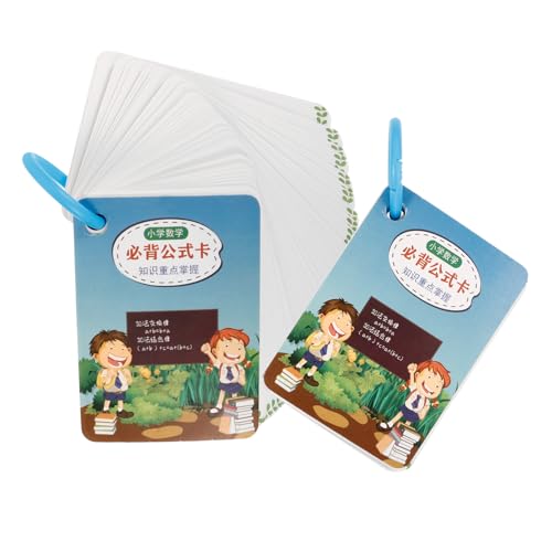 JOINPAYA Pädagogische Mathematik-karteikarten 2 Sets Mathematik-formelkarten Für Kinder Mathematik-lernkarten Sicheres Lernspielzeug Für Babys von JOINPAYA