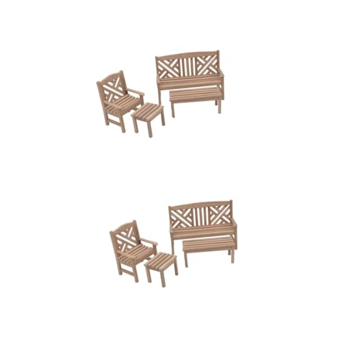 JOINPAYA 2 Sets Mini Möbelmodell Miniatur Gartendekoration Mini Gartenstuhl Outdoor Stühle Outdoor Stuhl Outdoor Möbel Winzige Möbel Miniatur Gartenzubehör Holz JOINPAYA 2 Sets Mini Möbelmodell Miniatur Gartendekoration Mini Gartenstuhl Outdoor Stühle Outdoor Stuhl Outdoor Möbel Winzige Möbel Miniatur Gartenzubehör Holz von JOINPAYA