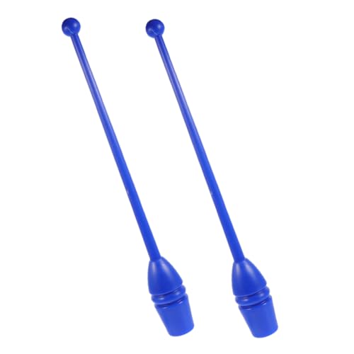 JOINPAYA 2 Stück Aerobic-Sticks Rhythmische Gymnastikstange Für Erwachsene Ausbildung Wirbeln Tanzender Stock Gymnastikausrüstung Tanzstock Rhythmischer Stock Plastik Blue von JOINPAYA