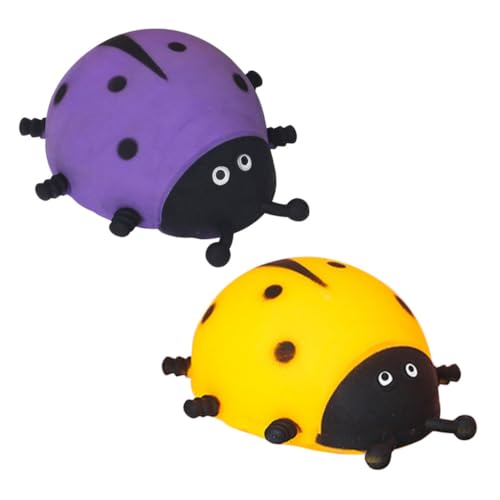 JOINPAYA 2 Stück Dekompressionsspielzeug Marienkäfer Imitation Stressabbau Fidget für Jugendliche Erwachsene Sensorisches Ventilationsspielzeug von JOINPAYA