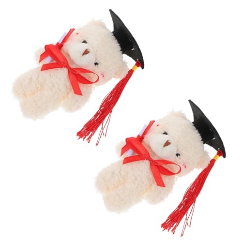 JOINPAYA 2 Stück Doktorbärenmaterial Kuscheltier Mini-abschluss-stoffbären Blumenstrauß Bären Abschluss-stofftier Weicher Abschlussbär Mini-abschlusspuppe Stofftier Bär Beige Plüsch JOINPAYA 2 Stück Doktorbärenmaterial Kuscheltier Mini-abschluss-stoffbären Blumenstrauß Bären Abschluss-stofftier Weicher Abschlussbär Mini-abschlusspuppe Stofftier Bär Beige Plüsch von JOINPAYA