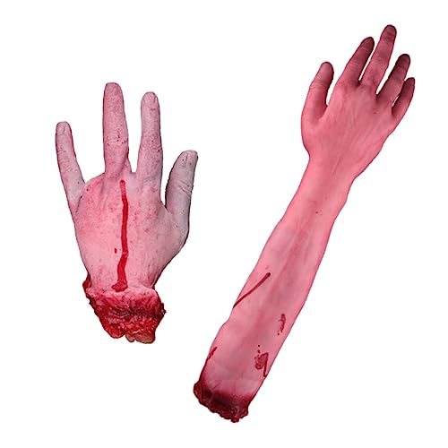 JOINPAYA 2stücke Halloween Prank Tool Simulation Von Gebrochenen Hand Und Mit Zufälligem Blutmuster Für Gruselige Partys Und Streiche Für Halloween Und Aprilscherze JOINPAYA 2stücke Halloween Prank Tool Simulation Von Gebrochenen Hand Und Mit Zufälligem Blutmuster Für Gruselige Partys Und Streiche Für Halloween Und Aprilscherze von JOINPAYA