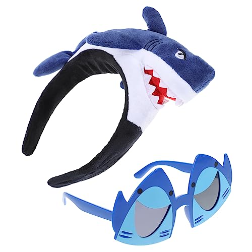 JOINPAYA 2 Stück Hai-stirnband-brille Geburtstag Die Figur Hai Partygeschenke Requisiten Für Fotoautomaten Requisiten Verkleiden Hai-haarband Haifischförmige Brille Hai-brille Blue Stoff JOINPAYA 2 Stück Hai-stirnband-brille Geburtstag Die Figur Hai Partygeschenke Requisiten Für Fotoautomaten Requisiten Verkleiden Hai-haarband Haifischförmige Brille Hai-brille Blue Stoff von JOINPAYA