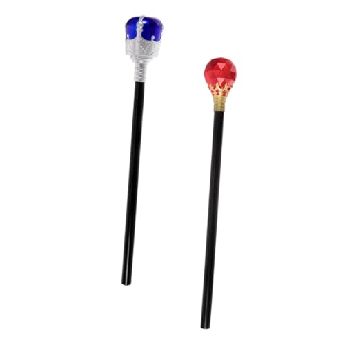 JOINPAYA 2 Stück Halloween Kostüm Zauberstäbe Königliche Scepters für Cosplay und Partys und Festlichkeiten und Verkleidungen JOINPAYA 2 Stück Halloween Kostüm Zauberstäbe Königliche Scepters für Cosplay und Partys und Festlichkeiten und Verkleidungen von JOINPAYA