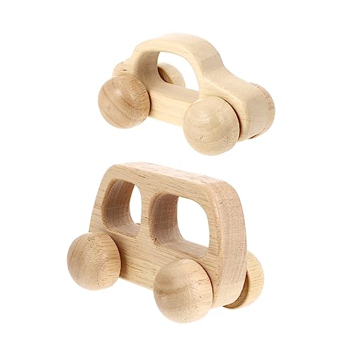 JOINPAYA Schiebeauto Aus Holz Zum Manuellen Spielen Sensorische Hilfe Keine Batterie Sicher Für Jungen Und Mädchen von JOINPAYA