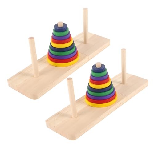 JOINPAYA 2 Stück Holzspiel Intelligentes Puzzle Turmspiel für Erwachsene und Kreatives DIY Kreativität für Partys und Freizeitaktivitäten JOINPAYA 2 Stück Holzspiel Intelligentes Puzzle Turmspiel für Erwachsene und Kreatives DIY Kreativität für Partys und Freizeitaktivitäten von JOINPAYA