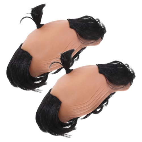 JOINPAYA 2 Stück Kahle Kriegerperücke Lustiges kahles Haarteil lustiges Cosplay-Haarteil Glatze-Krieger-Haarteil Kostüm lustige Perücken lustige Perücken für Männer Lustige Glatze Vinyl JOINPAYA 2 Stück Kahle Kriegerperücke Lustiges kahles Haarteil lustiges Cosplay-Haarteil Glatze-Krieger-Haarteil Kostüm lustige Perücken lustige Perücken für Männer Lustige Glatze Vinyl von JOINPAYA