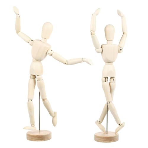 JOINPAYA 2 Stück Kreative Gemeinsame Puppe Marionette Männchen Körper Dekoration Gemeinsames Puppendekor Bewegliche Gelenkpuppe Gliederpuppenschmuck Hölzern JOINPAYA 2 Stück Kreative Gemeinsame Puppe Marionette Männchen Körper Dekoration Gemeinsames Puppendekor Bewegliche Gelenkpuppe Gliederpuppenschmuck Hölzern von JOINPAYA