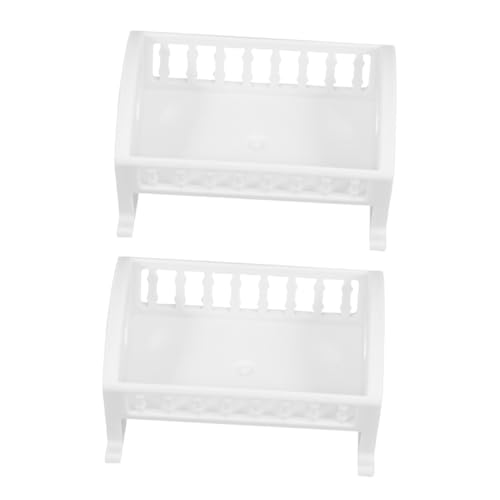 JOINPAYA 2 Stück Krippenmodell Bett Kinderbett Wiege Für Babypuppen Babybett Für Puppen Babypuppenbetten Babypuppenmöbel Puppenhausbettwäsche Abs Weiß von JOINPAYA
