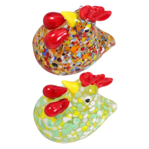 JOINPAYA 2 Stück Küken-Ornament küchen deko Rooster Statue Dekoration Huhn Deko Handgefertigte Vogelstatuen Tierische Ornamente für die Wohnung Hühnerstatue Hahn Küche Glas JOINPAYA 2 Stück Küken-Ornament küchen deko Rooster Statue Dekoration Huhn Deko Handgefertigte Vogelstatuen Tierische Ornamente für die Wohnung Hühnerstatue Hahn Küche Glas von JOINPAYA