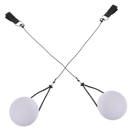 JOINPAYA 2 Stück Leuchtender Springender Ball Jonglieren Jonglierbälle geführte Bälle Nacht leuchtende Kugeln Jonglierballspielzeug leuchten in den dunklen Bällen Vinyl von JOINPAYA