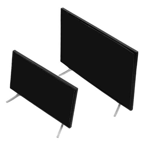 JOINPAYA Realistischer Mini-Fernseher Fürs Puppenhaus – Mini-fernsehständer Im Maßstab 112 Detaillierte Verarbeitung Interaktives Spielen Elegantes Design von JOINPAYA
