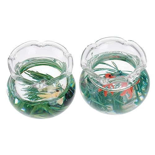 JOINPAYA 2 Stück Mini-Glas- Aquarium Mini-tierfiguren 1:12 Möbel Zubehör Für Puppenhäuser Kinderspielzeug Dekoration des Spielhauses Mini-hausdekoration Zubehör Für Miniaturszenen JOINPAYA 2 Stück Mini-Glas- Aquarium Mini-tierfiguren 1:12 Möbel Zubehör Für Puppenhäuser Kinderspielzeug Dekoration des Spielhauses Mini-hausdekoration Zubehör Für Miniaturszenen von JOINPAYA