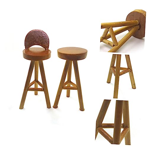 JOINPAYA 2 Stück Mini Möbel shöne bescherung für ziernieten Decor Present Ideas Puppenhaus Simulationsstuhl Stuhlmodell Simulierter Stuhl barstuhl Modell Miniaturmöbel Bambus JOINPAYA 2 Stück Mini Möbel shöne bescherung für ziernieten Decor Present Ideas Puppenhaus Simulationsstuhl Stuhlmodell Simulierter Stuhl barstuhl Modell Miniaturmöbel Bambus von JOINPAYA