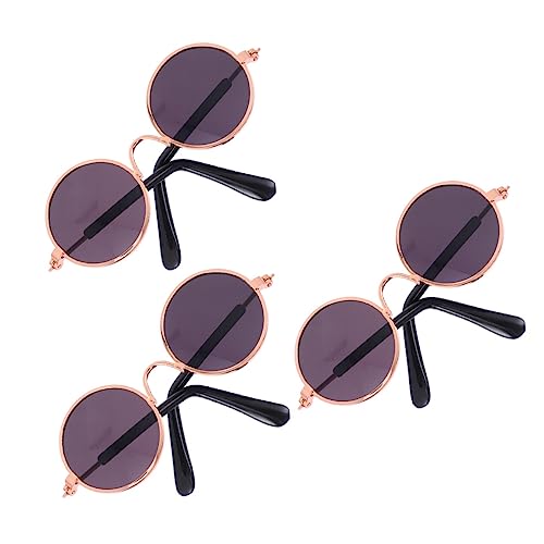 JOINPAYA 2 Stück Mini-Puppen- tierkostüme Puppen Kleidung doll Accessories Funny Toys Gläser Mini- aus Metall Puppe Eisenlegierung Black von JOINPAYA