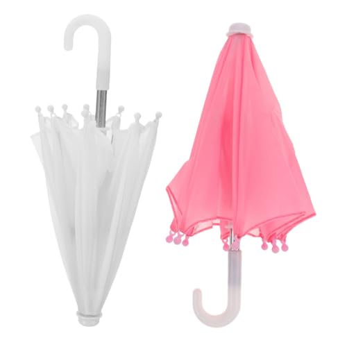 JOINPAYA 2 Stück Mini Puppenschirm Teilig Weiß und Rosa Stilvolles Puppenzubehör mit Einfachem Öffnungsmechanismus Langlebig und Modisch für Puppenhaus Dekoration JOINPAYA 2 Stück Mini Puppenschirm Teilig Weiß und Rosa Stilvolles Puppenzubehör mit Einfachem Öffnungsmechanismus Langlebig und Modisch für Puppenhaus Dekoration von JOINPAYA