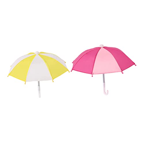 JOINPAYA 2 Stück Mini-Regenschirmmodell Mini-Regenschirmpuppe Puppenhauspuppen für kinderspielzeug Fun Toy Mini Verstellbarer Regenschirm kleines Regenschirmspielzeug Stoff JOINPAYA 2 Stück Mini-Regenschirmmodell Mini-Regenschirmpuppe Puppenhauspuppen für kinderspielzeug Fun Toy Mini Verstellbarer Regenschirm kleines Regenschirmspielzeug Stoff von JOINPAYA