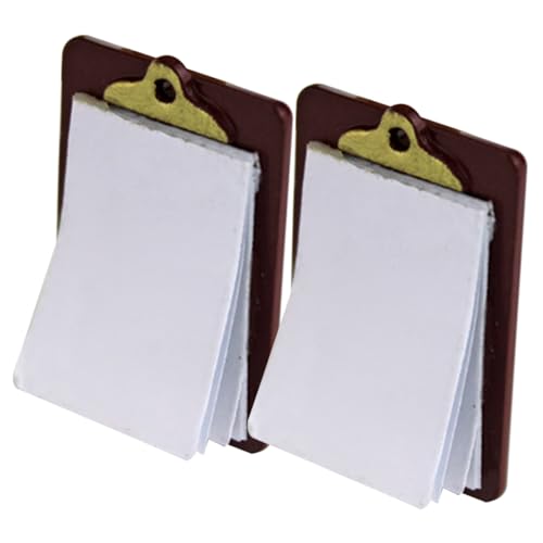JOINPAYA 2 Stück Mini-Tablet Schreibwaren Miniatur Winzig Puppenhaus-zwischenablage Klein Kind Schreiben Planke Mini-schreibtafel-Modell Mini-schulsachen Mini-zwischenablage Legierung Brown JOINPAYA 2 Stück Mini-Tablet Schreibwaren Miniatur Winzig Puppenhaus-zwischenablage Klein Kind Schreiben Planke Mini-schreibtafel-Modell Mini-schulsachen Mini-zwischenablage Legierung Brown von JOINPAYA