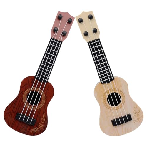 JOINPAYA 2 Stück Mini Ukulele für Pädagogisches Musikinstrument zur Musikalischen Frühförderung Lernspielzeug für Mädchen und Jungen Braun JOINPAYA 2 Stück Mini Ukulele für Pädagogisches Musikinstrument zur Musikalischen Frühförderung Lernspielzeug für Mädchen und Jungen Braun von JOINPAYA