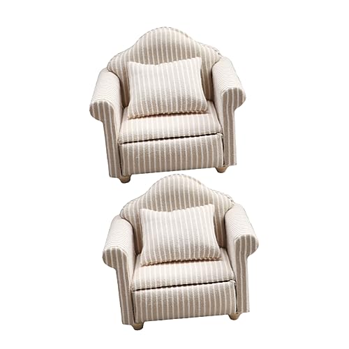 JOINPAYA Miniaturen Puppenmöbel 2 Stück Miniatur Sofa Möbel Für Puppenhäuser Modernes Design Ideal Puppenstubenmöbel Und Zur Dekoration Von Kinderzimmern Couch Für Fantasievolles JOINPAYA Miniaturen Puppenmöbel 2 Stück Miniatur Sofa Möbel Für Puppenhäuser Modernes Design Ideal Puppenstubenmöbel Und Zur Dekoration Von Kinderzimmern Couch Für Fantasievolles von JOINPAYA
