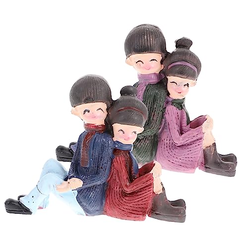 JOINPAYA 2 Stück Pärchen Figuren Resin Dekoration für Cake DIY Hochzeitstorte Backzubehör für Geburtstagsfeiern Kompatibel mit Landschaften von JOINPAYA