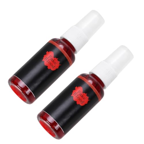 JOINPAYA 2 Stück Parteiblut Blut Kostüm Sprühen Kunstblut Waschbar Halloween-Blut Halloween- Halloween- Halloweenkostüm Kunstblut-Requisite Halloween-Cosplay-Requisiten Zombie von JOINPAYA