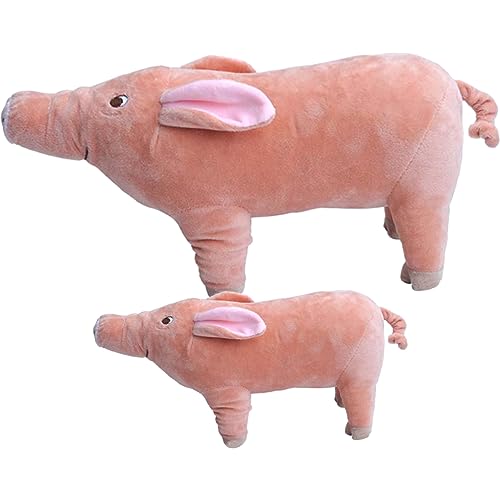 JOINPAYA 2 Stück Plüsch Schwein Teiliges Weiches Kuscheltier aus PP Baumwolle für Hunde und Katzen zur Unterstützung Läufigkeit Dekoration für Zuhause von JOINPAYA