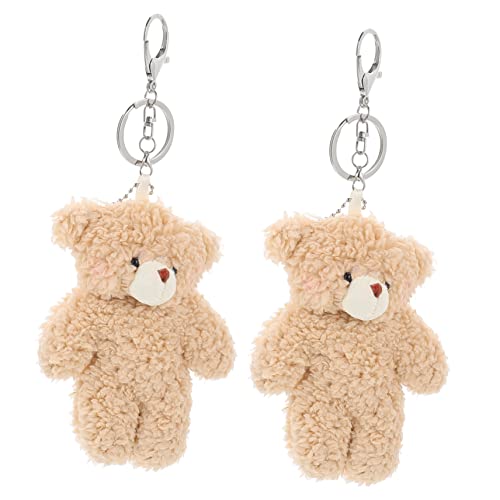 JOINPAYA 2 Stück Plüschbär-schlüsselanhänger Plüsch-Cartoon-schlüsselanhänger Karikatur Kuscheltier Rucksack Sachen Mini Kind Gemütlich Bär Schlüsselanhänger Tragen Legierung Light Brown JOINPAYA 2 Stück Plüschbär-schlüsselanhänger Plüsch-Cartoon-schlüsselanhänger Karikatur Kuscheltier Rucksack Sachen Mini Kind Gemütlich Bär Schlüsselanhänger Tragen Legierung Light Brown von JOINPAYA