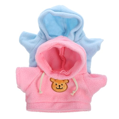 JOINPAYA 2 Stück Puppen ersetzen Kleidung puppenkleidung Puppen Kleidung Puppen Accessoires doll Accessories ausgestopft kompaktes Puppenbärenkostüm zarte Bärenkleidung Stoff von JOINPAYA