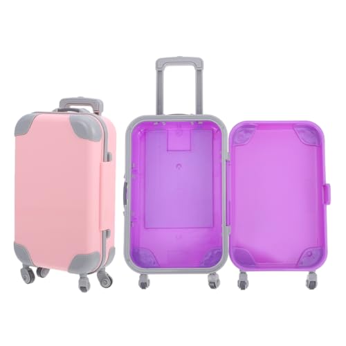 JOINPAYA 2 Stück Puppenkoffer Mini-Koffer Spielzeugkoffer Koffer für Puppen Koffer Kinderkoffer Puppen-Reisetragetasche Puppengepäck Mini-Puppenhaus-Zubehör -Aktentasche Abs JOINPAYA 2 Stück Puppenkoffer Mini-Koffer Spielzeugkoffer Koffer für Puppen Koffer Kinderkoffer Puppen-Reisetragetasche Puppengepäck Mini-Puppenhaus-Zubehör -Aktentasche Abs von JOINPAYA