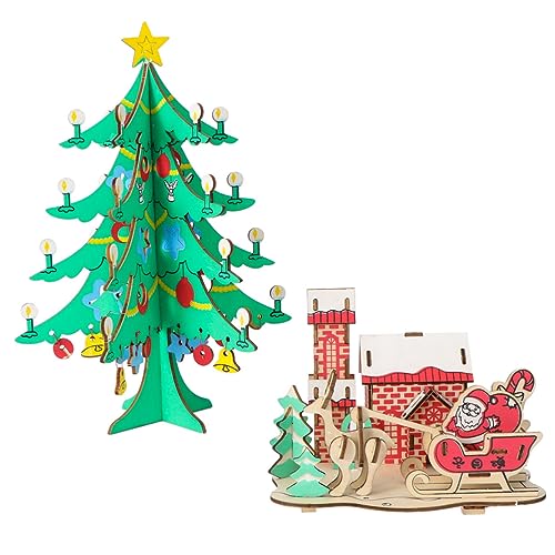 JOINPAYA 2 Stück Puzzle- aus Holz Puzzle kinderpuzzle laubsägen für Pädagogisches rätsel für Holzpuzzle für Jungen Puzzles aus Holz hölzern von JOINPAYA