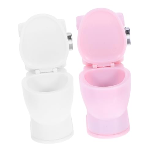 JOINPAYA 2 Stück Realistisches Puppenhaus Toilettenmodell Tiny Badezimmermöbel für Kreatives Rollenspiel und Fantasievolles JOINPAYA 2 Stück Realistisches Puppenhaus Toilettenmodell Tiny Badezimmermöbel für Kreatives Rollenspiel und Fantasievolles von JOINPAYA
