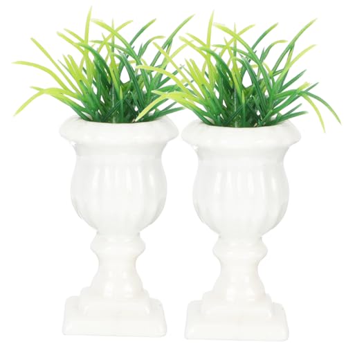JOINPAYA Künstliche Miniatur-töpfe Mit Römischen Säulen 2 Stück Topfpflanze Für Mini-Bonsai Heimdekoration JOINPAYA Künstliche Miniatur-töpfe Mit Römischen Säulen 2 Stück Topfpflanze Für Mini-Bonsai Heimdekoration von JOINPAYA