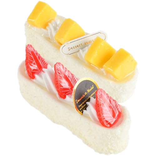 JOINPAYA 2 Stück Simulierte Kuchendekorationen Joghurtkuchen-Modelle Künstlicher Kuchenständer Simulation Essen Dessert Realistischer Simulationskuchen Dessert-Simulationsmodell PVC JOINPAYA 2 Stück Simulierte Kuchendekorationen Joghurtkuchen-Modelle Künstlicher Kuchenständer Simulation Essen Dessert Realistischer Simulationskuchen Dessert-Simulationsmodell PVC von JOINPAYA