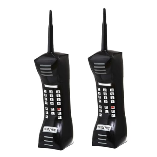 JOINPAYA 2stücke Aufblasbare Simulationstelefone Für Mädchen Party Requisiten Für Themenfeiern Leicht Und Tragbar Für Kreative Deko Und Spaß Bei Feierlichkeiten Schwarz JOINPAYA 2stücke Aufblasbare Simulationstelefone Für Mädchen Party Requisiten Für Themenfeiern Leicht Und Tragbar Für Kreative Deko Und Spaß Bei Feierlichkeiten Schwarz von JOINPAYA