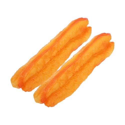 JOINPAYA 2 Stück Simuliertes gebratenes Teigstiftmodell Brot aus Plastik Simulationsfutterspielzeug Lebensmittelspielzeug aus Kunststoff frittiertes lebensmittelmodell Faux Food PVC Golden JOINPAYA 2 Stück Simuliertes gebratenes Teigstiftmodell Brot aus Plastik Simulationsfutterspielzeug Lebensmittelspielzeug aus Kunststoff frittiertes lebensmittelmodell Faux Food PVC Golden von JOINPAYA