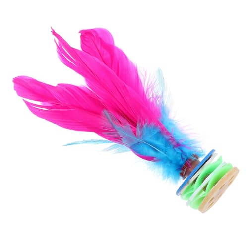 JOINPAYA 2 Stück Spline-Federball Federball-Kick-Spiel Fitness-Federball Badminton Shuttlecock Fuß Federball Bunter Hühnerfederfederball Chinesischer Federball Abs Rosy JOINPAYA 2 Stück Spline-Federball Federball-Kick-Spiel Fitness-Federball Badminton Shuttlecock Fuß Federball Bunter Hühnerfederfederball Chinesischer Federball Abs Rosy von JOINPAYA