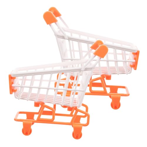 JOINPAYA 2 Stück Teiliges Einkaufswagen für Einkaufskorb für Kleinkinder Rollenspiel Zubehör für Jungen und Fördert Eltern Junge Mädchen Interaktion von JOINPAYA