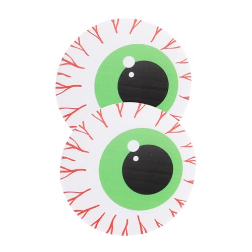 JOINPAYA 2 Stück Teiliges Halloween Fensteraufkleber Gruselige Abnehmbare Augäpfel Deko für Fenster Türen Vielseitige Horror Dekoration für Innenräume von JOINPAYA