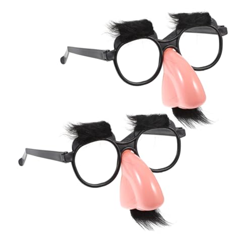 JOINPAYA 2 Stück Teiliges Lustige Clownbrillen mit Schnurrbart Leichte Halloween Partybrille für Erwachsene Auffällige Verkleidungsbrille für Karneval Geburtstag und Festlichkeiten JOINPAYA 2 Stück Teiliges Lustige Clownbrillen mit Schnurrbart Leichte Halloween Partybrille für Erwachsene Auffällige Verkleidungsbrille für Karneval Geburtstag und Festlichkeiten von JOINPAYA